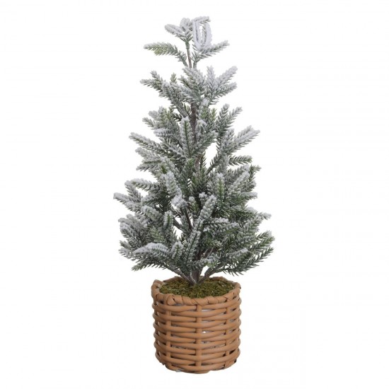 Brad Decorativ de Craciun Nins in Ghiveci Ø25x45cm