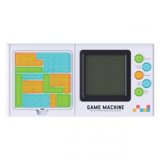 Joc Electronic Puzzle Gandire Logica cu 12 piese - 19,5x2,5x9,5cm