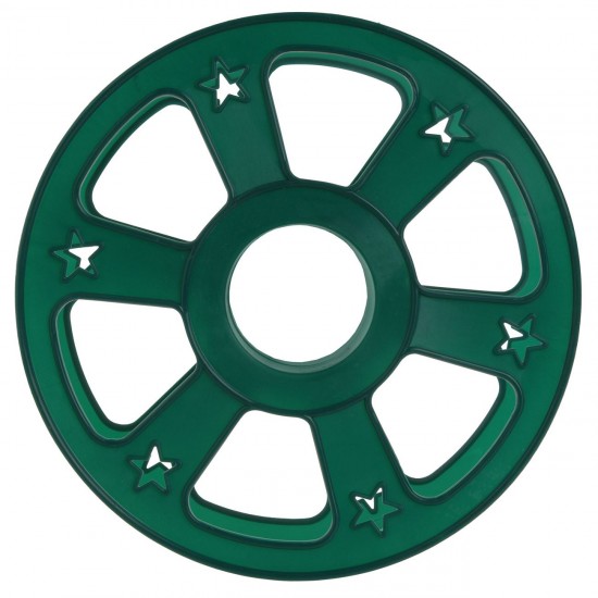 Suport Organizator Rotund Verde pentru Luminite Ø23x6cm