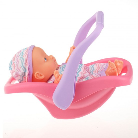 Papusa Bebelus cu Body Colorat & Landou 20x17x18cm