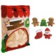 Punga de Plus cu 5 Figurine Jucarii de Craciun 32x42cm