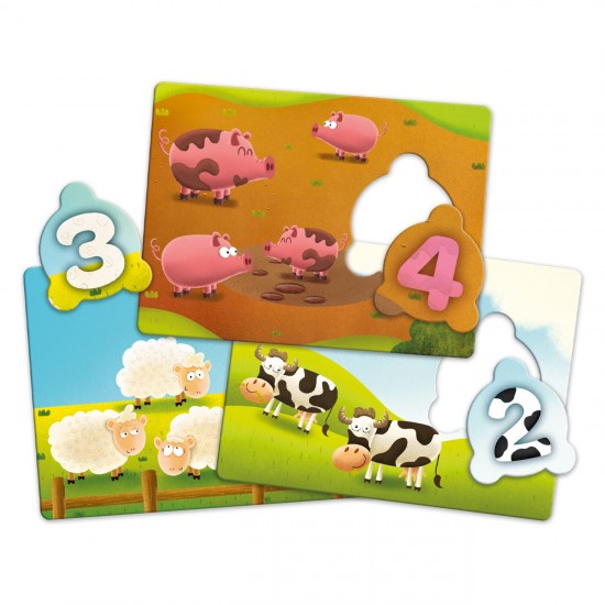 Puzzle Educativ Numere cu Animale - Trefl