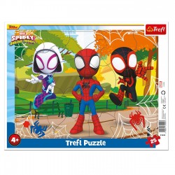 Puzzle Spidy & Amazing Friends (25 de piese)  - Trefl