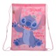 Rucsac Roz cu Model Stitch "Cute & Fluffy" 34x44,5cm