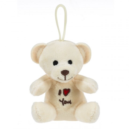 Ursulet de Plus Bej ”I Love You" 11cm