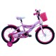 Bicicleta Roz cu Cos Fucsia pentru Copii -  16"