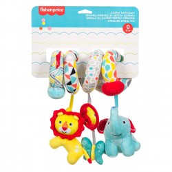 Jucarie pentru Carucior / Patut Spirala Animale Oglinda - Fisher Price