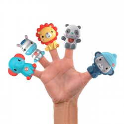 Jucarie Finger Puppet Figurine de Animale - 5 buc