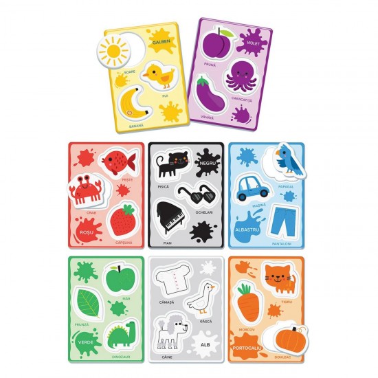 Joc Educativ ”Ce Culoare Este?” Agerino Baby Montessori - AS