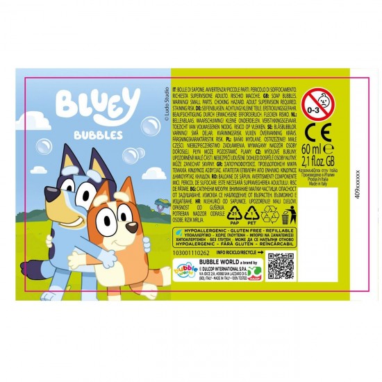 Baloane de Sapun Bluey - 60ml