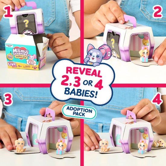 Little Live Pets Mama Surprise Families Catelusi - Giochi Preziosi