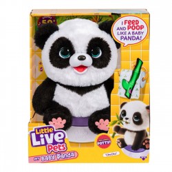 Little Live Pets My Baby Chu Chu Panda Electronic de Plus - Giochi Preziosi