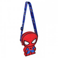Borseta din Silicon cu Model Spiderman Pop It pentru Baieti 13x3x18cm