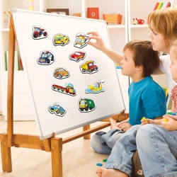 Vehicule din Carton Magnetice - 30buc