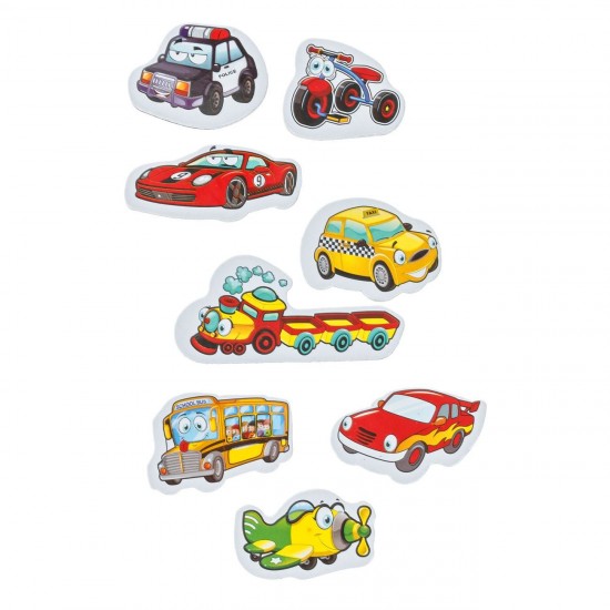 Vehicule din Carton Magnetice - 30buc