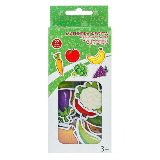 Fructe & Legume Din Carton Magnetice - 27buc
