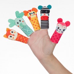 Jucarie Finger Puppets Textila - 5buc