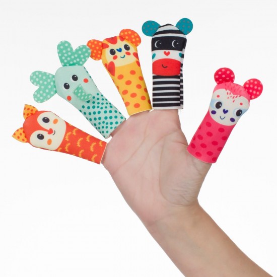 Jucarie Finger Puppets Textila - 5buc