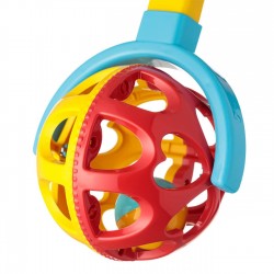 Roata de Impins din Plastic cu Maner Ø24x74cm