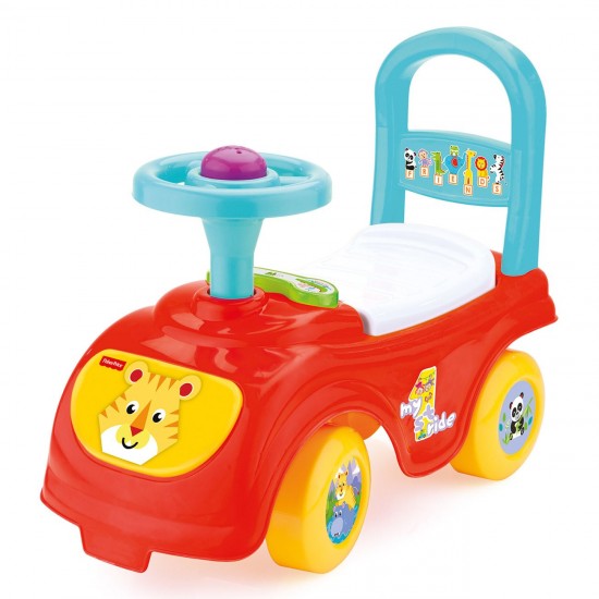 Premergator Educativ Masinuta cu Claxon Colorat si Spatiu de Depozitare - Fisher Price