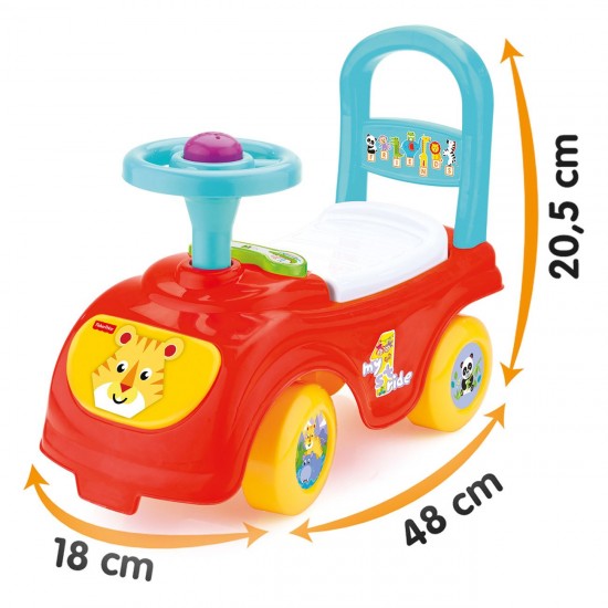 Premergator Educativ Masinuta cu Claxon Colorat si Spatiu de Depozitare - Fisher Price