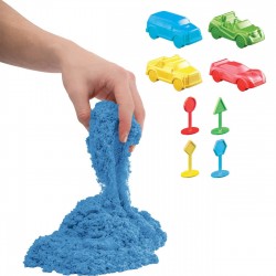 Nisip Kinetic cu Forme de Vehicule