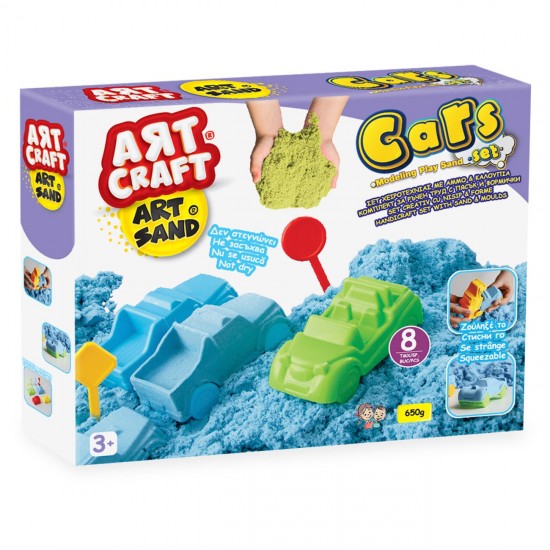 Nisip Kinetic cu Forme de Vehicule