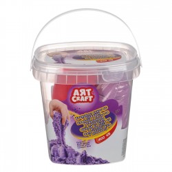 Nisip Creativ in Galeata Mov & Lopatica 400g