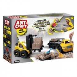 Set Vehicule de Constructie pentru Nisip Creativ - 9 piese