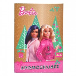 Carte de Colorat de Craciun A5 Barbie - 16F
