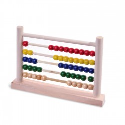 Numaratoare Abac Mijlociu din Lemn 28x20cm