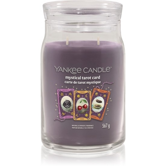 Yankee Candle Halloween Mystical Tarot Card lumânare parfumată Signature