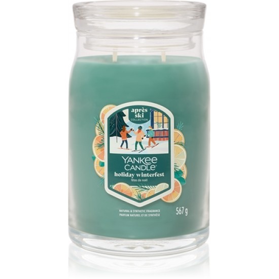 Yankee Candle Holiday Winterfest lumânare parfumată Signature