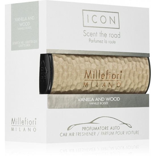 Millefiori Icon Vanilla & Wood parfum pentru masina