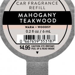 Bath & Body Works Mahogany Teakwood parfum pentru masina rezervă