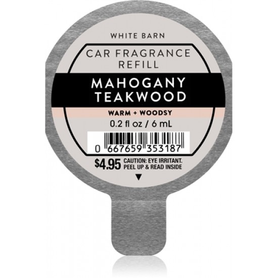 Bath & Body Works Mahogany Teakwood parfum pentru masina rezervă