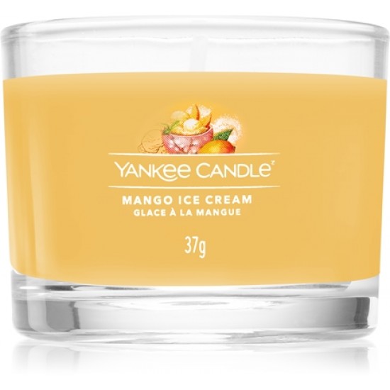 Yankee Candle Mango Ice Cream lumânare votiv glass