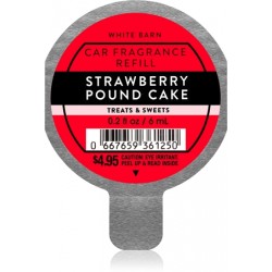 Bath & Body Works Strawberry Pound Cake parfum pentru masina rezervă