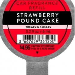 Bath & Body Works Strawberry Pound Cake parfum pentru masina rezervă