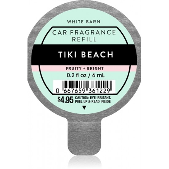 Bath & Body Works Tiki Beach parfum pentru masina rezervă