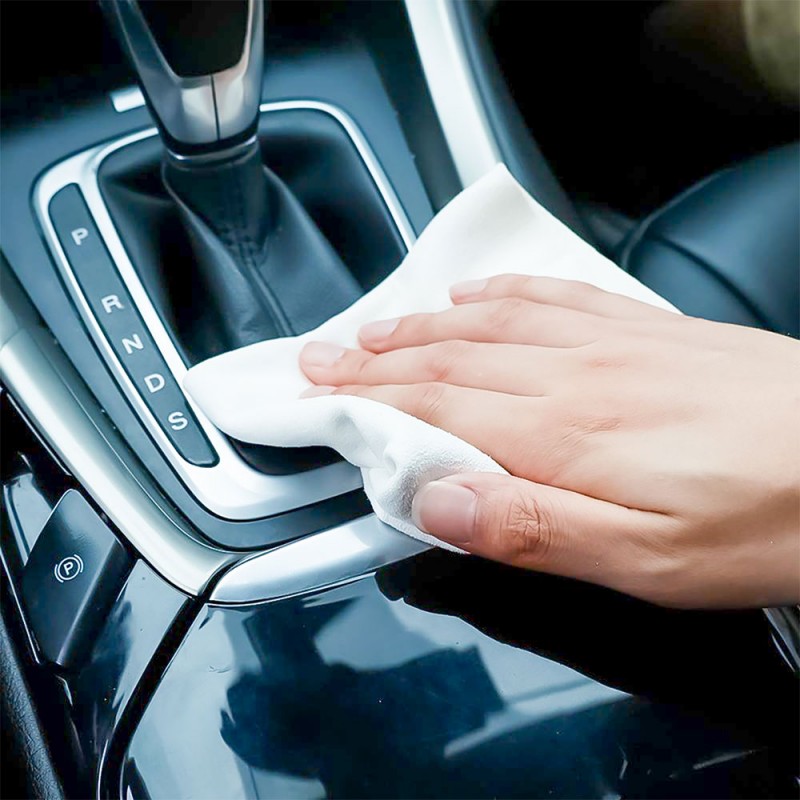 Super Laveta Auto Microfibra Alba 30X40 Cm (Set 2 Bucati)