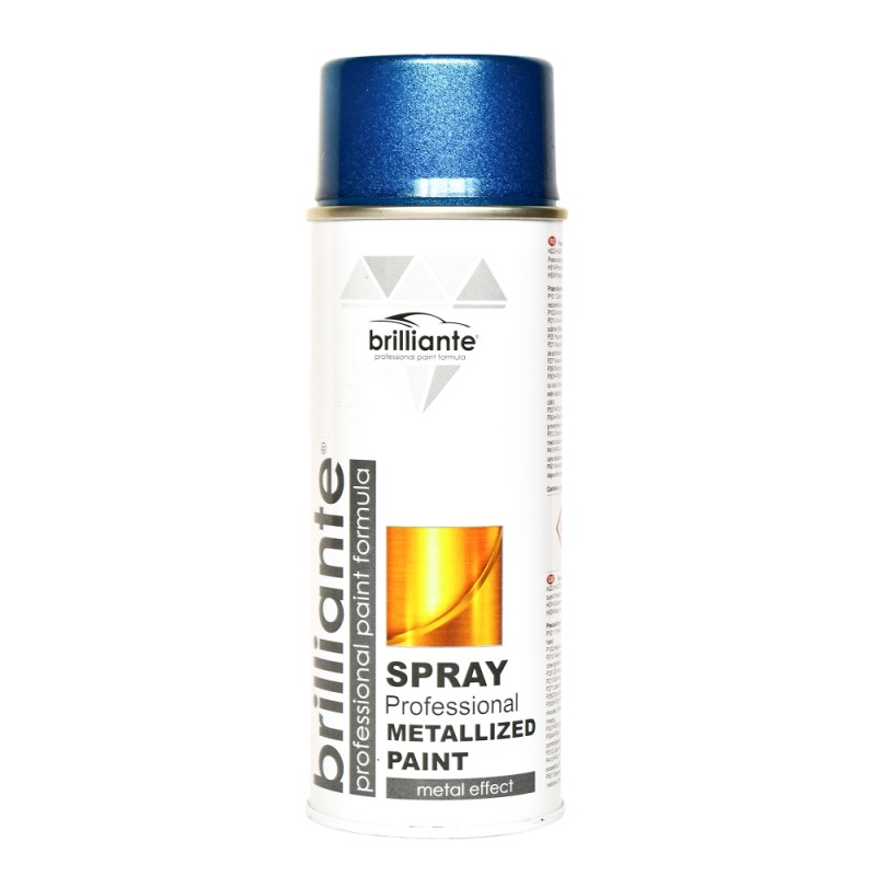 Vopsea Spray Metalizata Albastru 400 Ml Brilliante