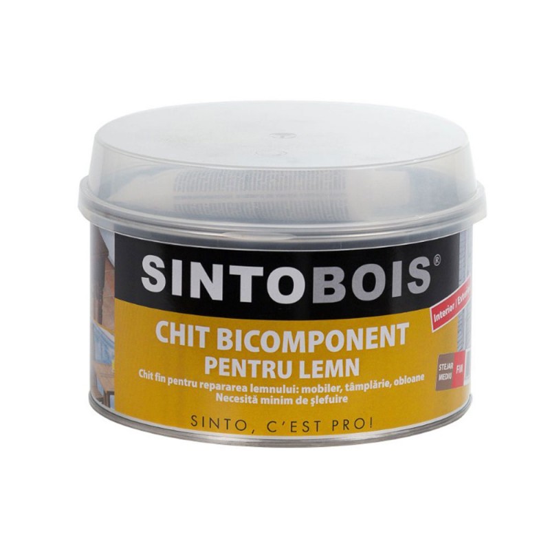 Chit Bicomponent Mediu Pentru Lemn, Stejar (1000Ml) Sinto