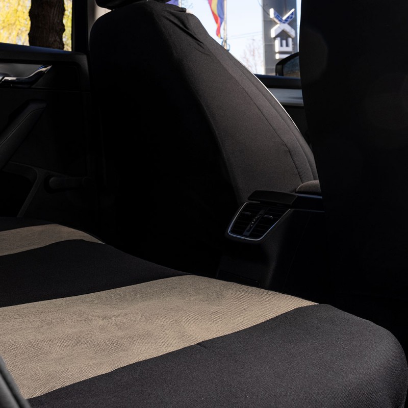 Set Huse Scaun Nero Bej