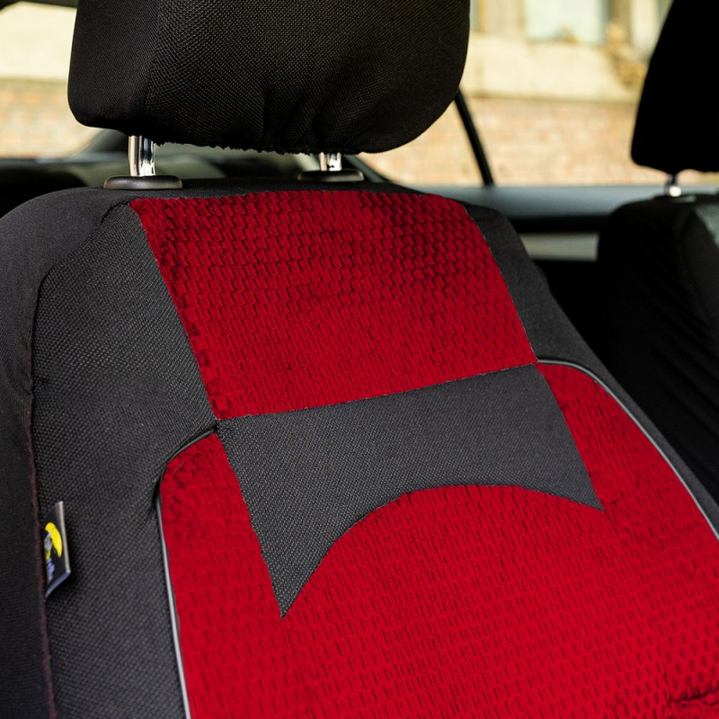 Set Huse Scaun Comfort Rosu