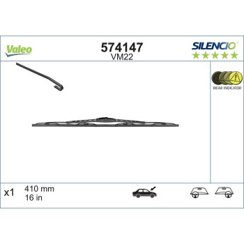 Stergator Valeo Silencio Conventional 410 Mm