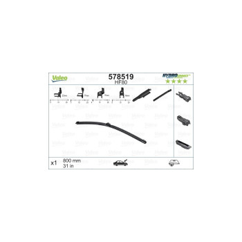 Stergator Parbriz 800 Mm