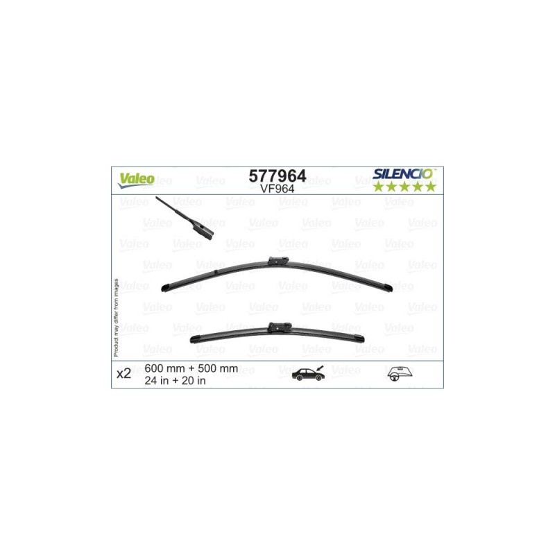 Set Lamele Stergator Parbriz 600/500 Mm
