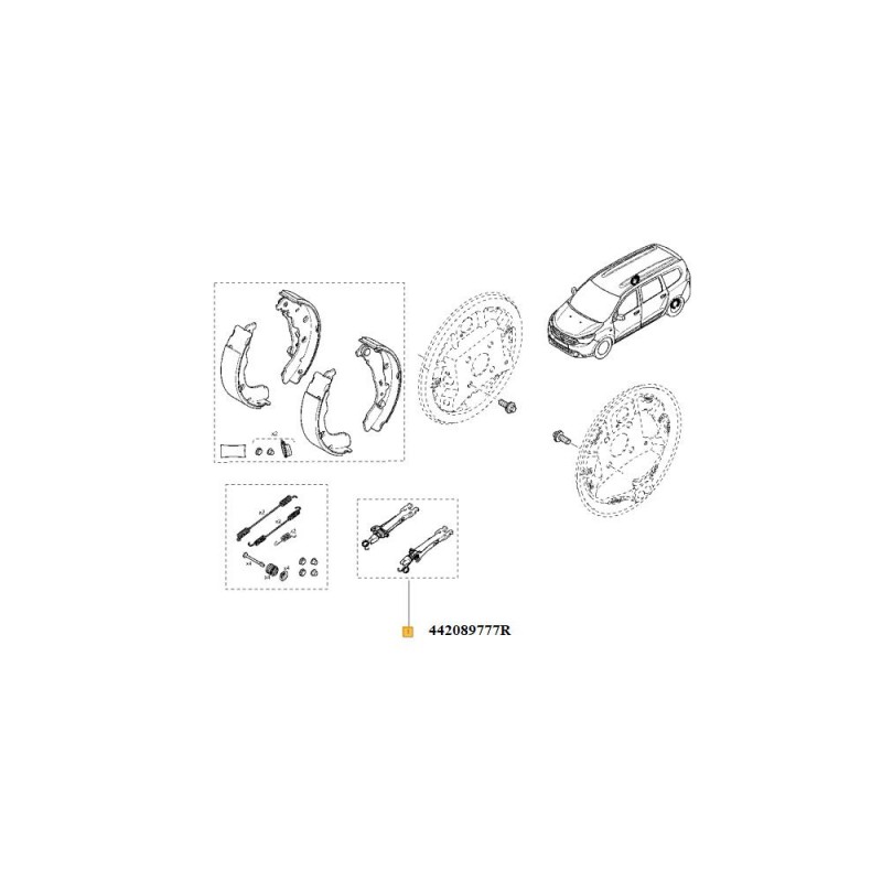 Kit Reglare Saboti Frana 442089777R