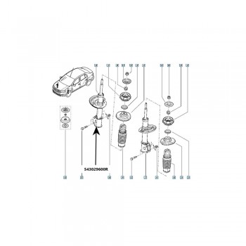 Amortizor Suspensie Fata Stg./Dr. 543029600R